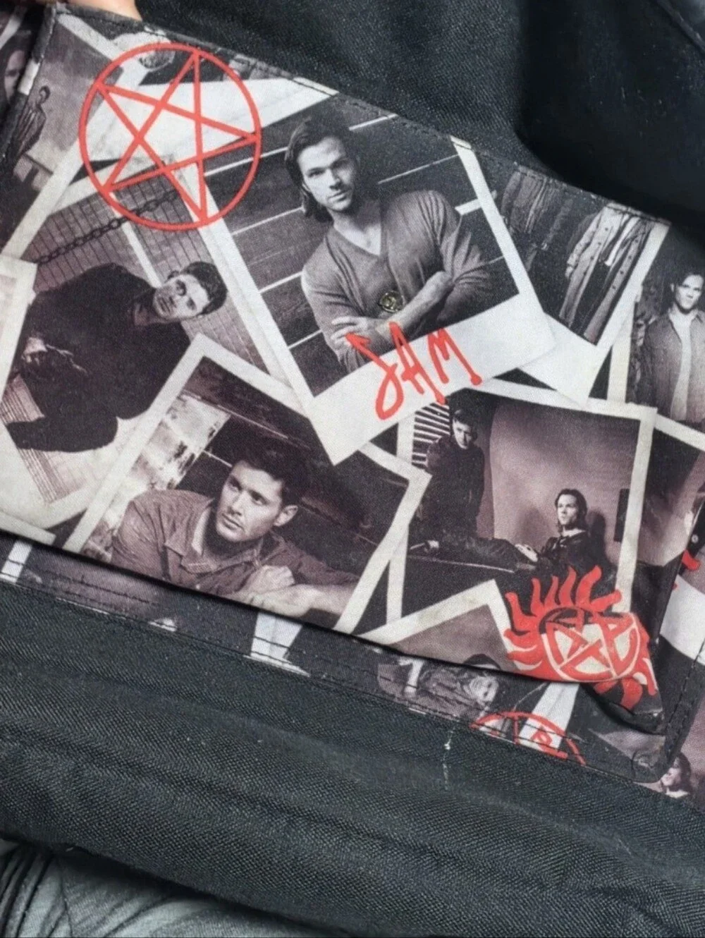 Supernatural Sam Castiel Dean Backpack Join The Hunt Hot Topic Y2k Vtg Retired